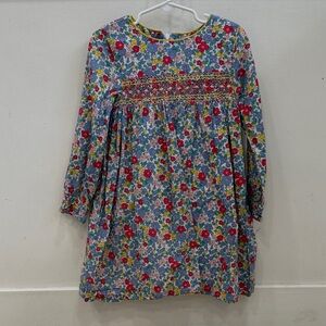 Mini Boden Multicolor Floral Kids Dress
